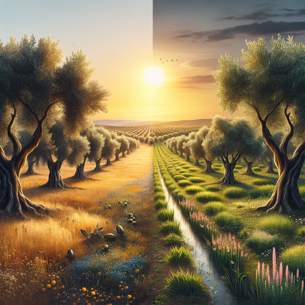 Olivar tradicional vs. olivar intensivo