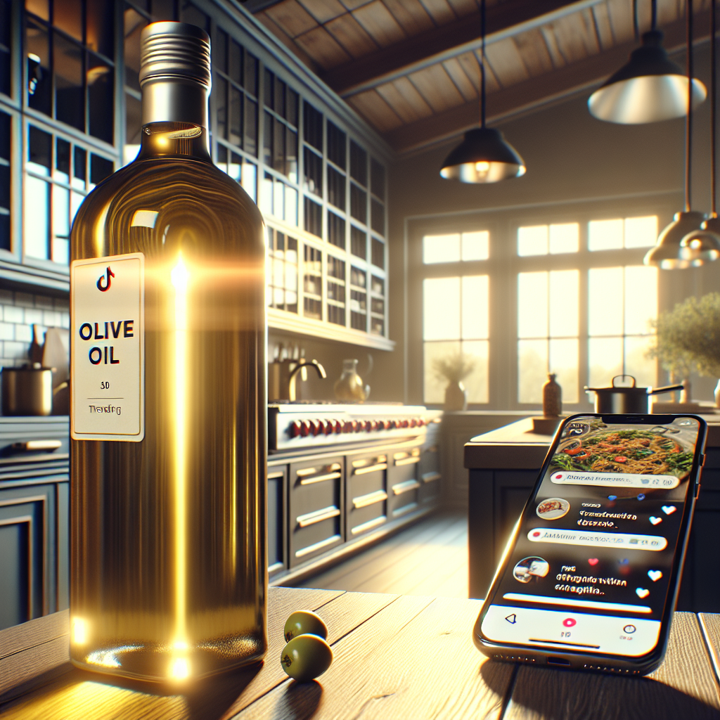 Aceite de oliva en TikTok