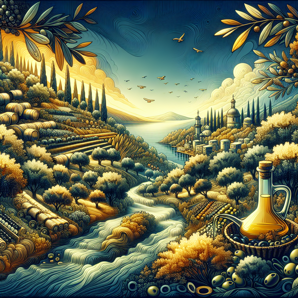 Fotos atractivas de aceite de oliva