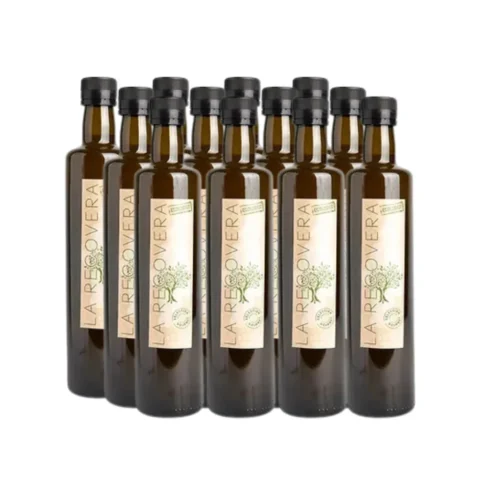 CAJA ACEITE OLIVA VIRGEN EXTRA ECOLÓGICO 500ML CRISTAL