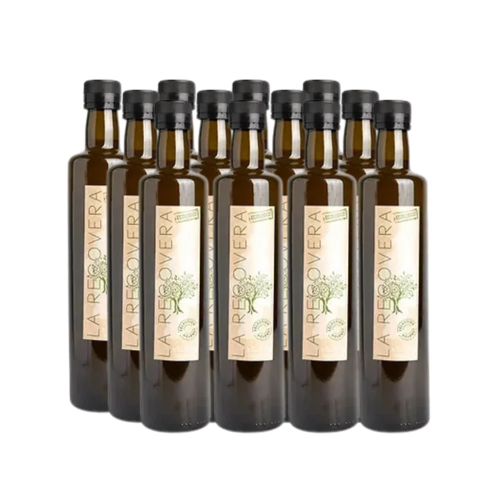 CAJA ACEITE OLIVA VIRGEN EXTRA ECOLÓGICO 500ML CRISTAL