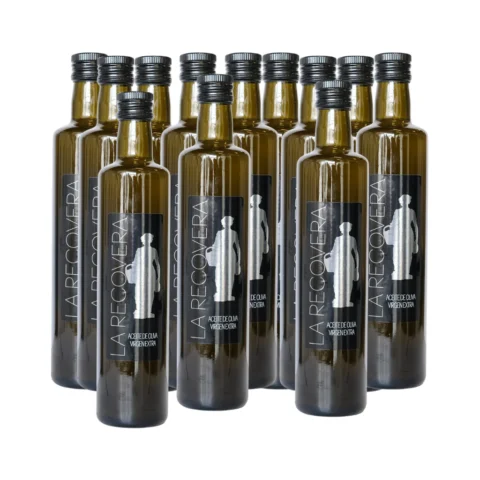 CAJA ACEITE OLIVA VIRGEN EXTRA SIN FILTRAR 500ML CRISTAL