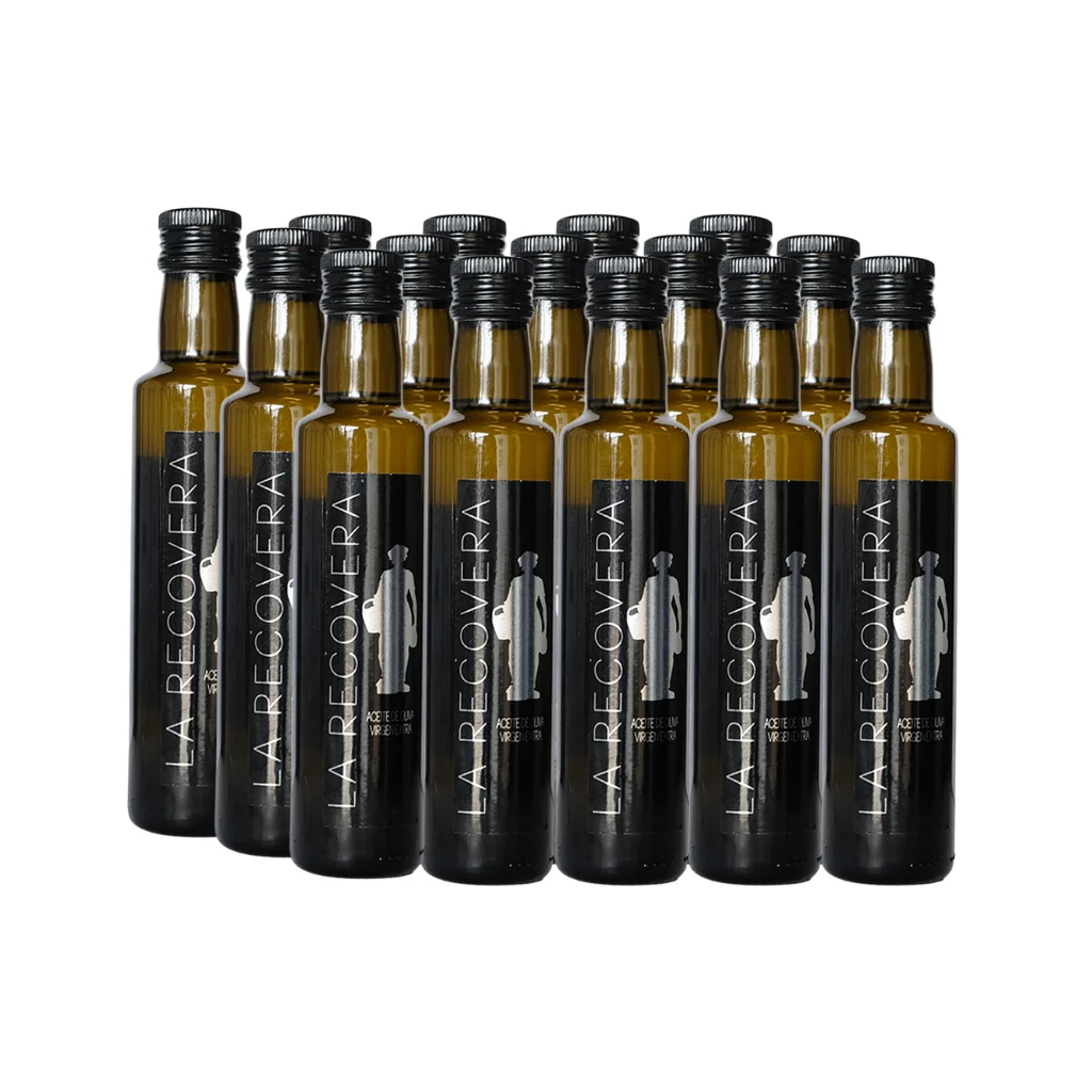 CAJA ACEITE OLIVA VIRGEN EXTRA SIN FILTRAR 250ML CRISTAL